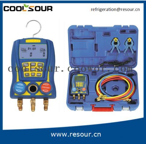 Coolsour Multi-Function <font color='red'>Digital</font> <font color='red'>Manifold</font> <font color='red'>Gauge</font> <font color='red'>Set</font>