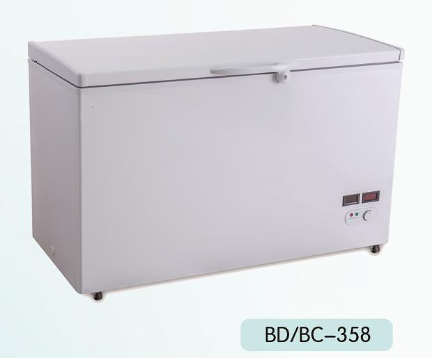 china manufacturing DC solar freezer 358L