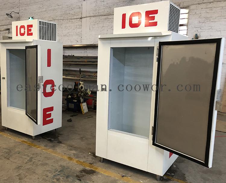 Leer single-door outdoor ice merchandiser