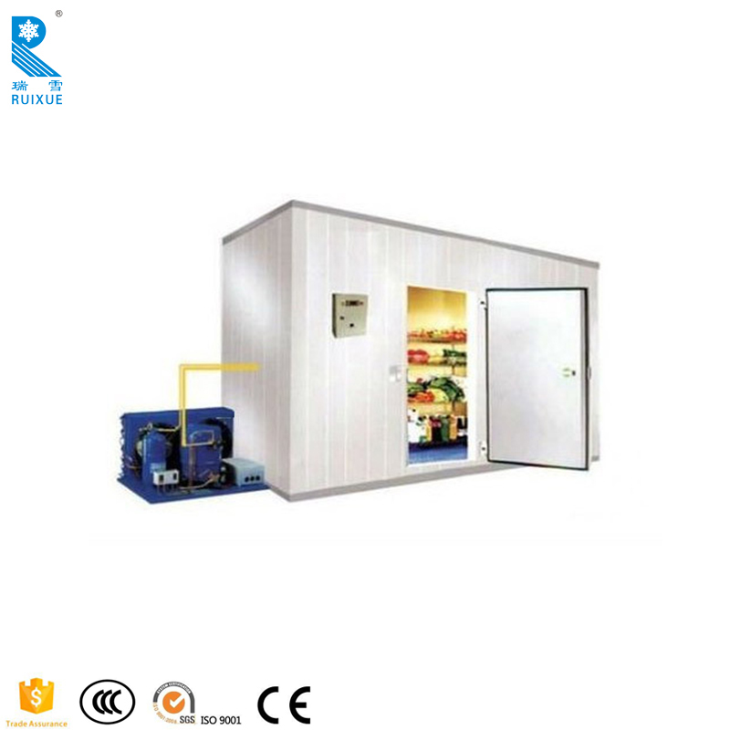 Prefabricated Cold Storage With Sandwich PU Panel And Refrigeration Equipment