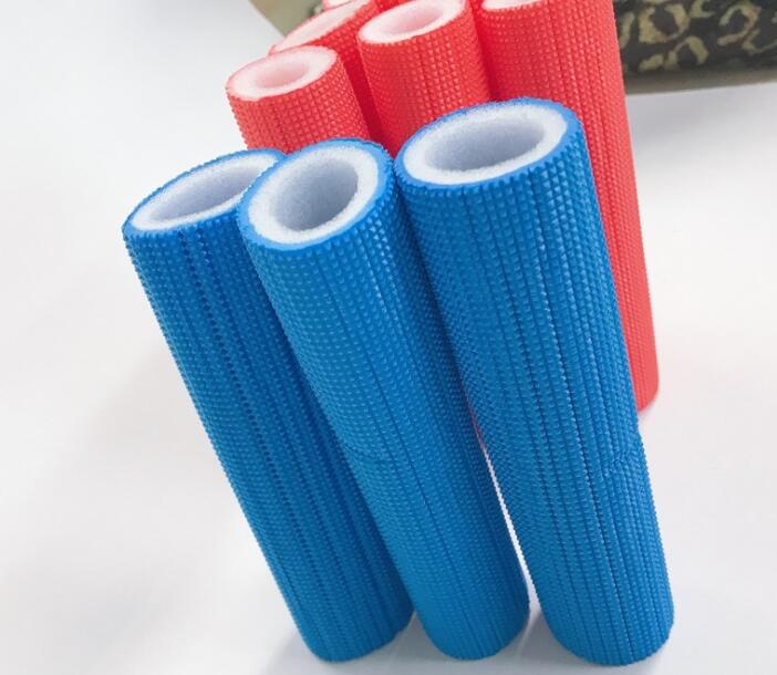 embossed PE foam thermal insulation tubes for air conditioning