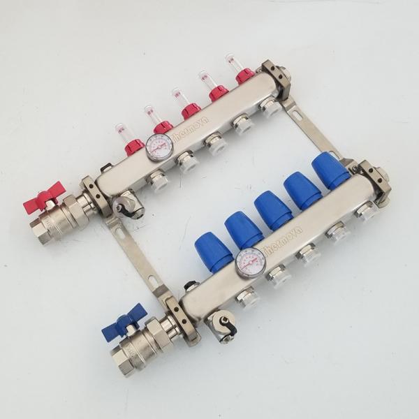 Loop Radiant Floor Heating Manifold Stainless Steel Pex Manifolds