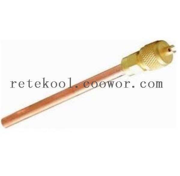 Air conditioner parts copper access valve for refrigeration