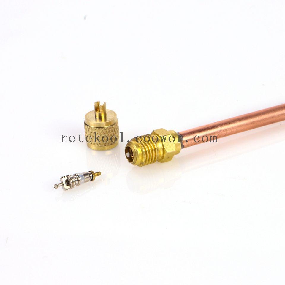 Gas Refrigerant Fridge Part Copper R134a Ac Access Valve Charging Pin