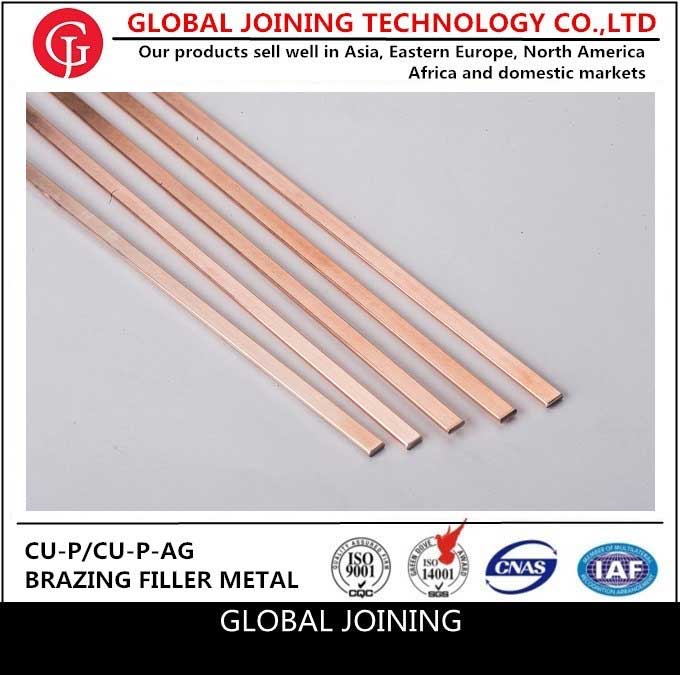 Good Performance Phos Copper Silver Brazing Alloys Flat Wire Welding