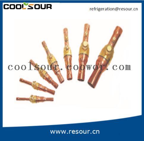 COOLSOUR Refrigeration <font color='red'>Brass</font> <font color='red'>Ball</font> <font color='red'>Valve</font>, Shut <font color='red'>Valve</font>, Stop <font color='red'>Valve</font>
