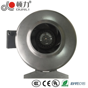 AC Duct Fan Centrifugal Fan 150 mm(5.9 in) External Rotor Motor Powered Backward Curved Metal Duct Fan YWF.G2S-150