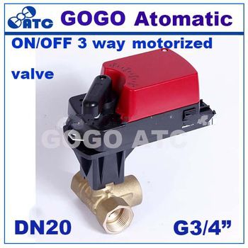24VAC/DC on/ off proportional motorized control ball valve for water flow system