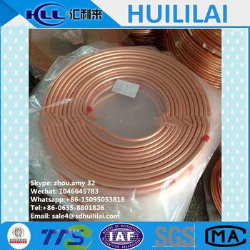 ASTMB 280 Capillary Soft Coil Copper Tube For ACR Coowor