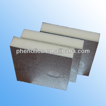 Hvac Air Duct Foam Board Insulation Pu Phenolic Air Duct Panel Coowor