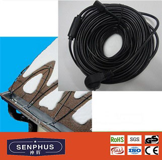 roof & gutter defrost ice heating cable
