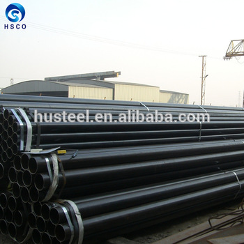 Factory schedule 40 ERW black steel pipe