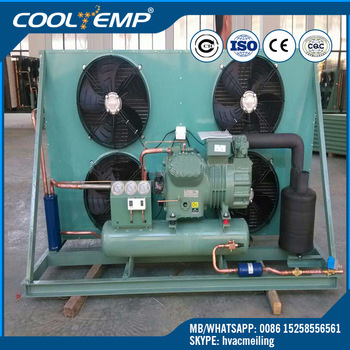 R404a Low Noise Bitzer Cold Room Condensing Unit For Cold Room Storage