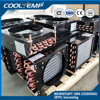 Refrigeration Parts Air Cooled Condensor with 220V 60HZ Fan Motor