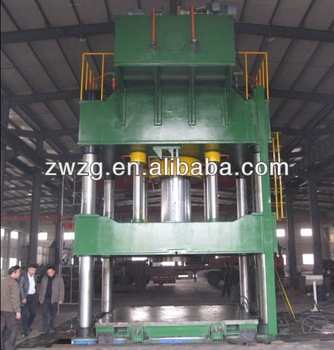ZHONGWEI 5000 tons Four Column Hydraulic Press for TUV ISO certification and competitive price