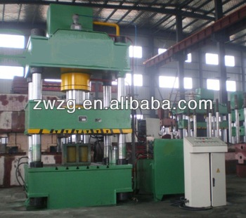 ZHONGWEI 200 t Four Column Deep Drawing Hydraulic Press for TUV ISO certification