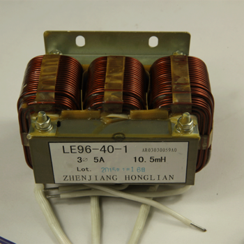 three phase input ac line reactor filter for air conditioner 10.5mh