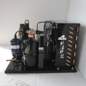 Purswave 1/2HP 5/9HP Qx110hjz Air-Cooled Compressor Condensing Unit for Mini Air Conditioner and Dehumidifier 220V/50Hz R134A