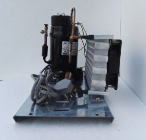 Purswave 2/5HP Air-Cooled Compressor Condensing Unit for Mini Air Conditioner and Dehumidifier Ice Machine Vending Machine Water Cooler