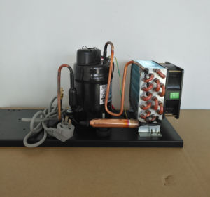 Purswave 1/5HP 2/9HP Air-Cooled Compressor Condensing Unit for Mini Air Conditioner and Dehumidifier 220V/50Hz 110V/60Hz 220V/60Hz