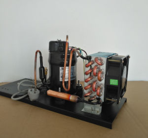 Purswave 1/5HP 2/9HP Air-Cooled Compressor Condensing Unit for Mini Air Conditioner and Dehumidifier 220V/50Hz 110V/60Hz 220V/60Hz