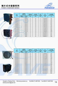 Purswave Fn2X6X130 Air Cooled Finned Evaporator Condenser Heat Exchanger Copper Tube