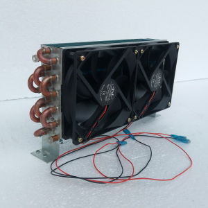Purswave Cp3X6X240 Mini Condenser with 2PCS 12V24V220V 120*120*25mm Fan Fin Space Copper Tube Heat Exchanger 900W Capacity