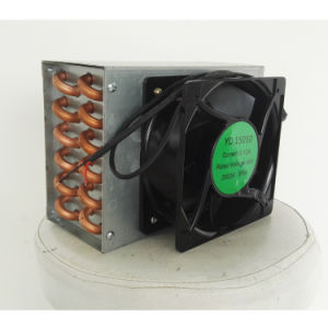 Purswave Fn4X6X200 Mini Evaporator Condenser with 1PC 48V Fan Fin Space Copper Tube Heat Exchanger