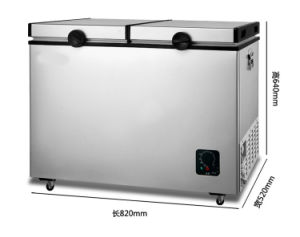 Purswave 138L DC Freezer Portable Refrigerator Solar Fridge DC12V24V48V Battery Freezer -18degree