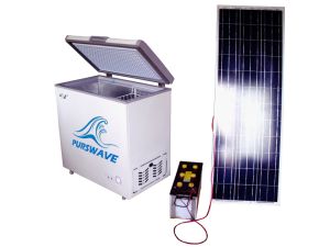 Purswave Bd/Bc-200 200L DC Solar Chest Freezer 12V24V48V Single Door Refrigerator DC Compressor