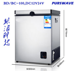 Purswave Bd/Bc-100  DC Freezer Portable Refrigerator Solar Fridge DC12V24V48V Battery Freezer