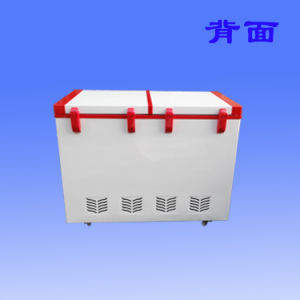 Purswave Wrf-188 188L DC Solar Chest Freezer 12V24V220V110V Refrigerator Double Temperature Powered by Solar Panel and Battery -20degree 0~10degree