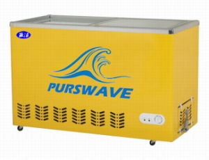 Purswave Sc/SD-218 218L Solar Chest Freezer 12V24V48V Compressor Battery Refrigerator
