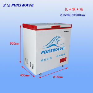 Purswave 158L DC Solar Chest Freezer 12V24V48V Compressor Battery Refrigerator
