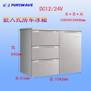 Purswave 210L New Style Solar Refrigerator DC Freezer and Fridge 12V24V48V60V72V Battery Powered