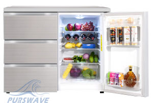 Purswave Bcd-210q 210L DC Built-in RV Fridge 12V Solar Refrigerator 24V Freezer 48V Car Refrigerator