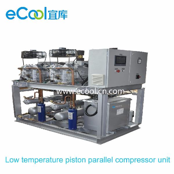 Low Temperature Piston Parallel Compressor Unit for Cold Room
