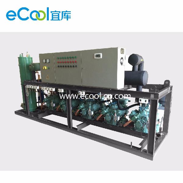 High Temperature Parallel Piston Compressor Unit for Cold Storage