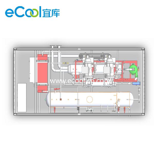 Ready-to-Use CO2 Refrigeration Station-R513A/R744A Refrigeration Unit