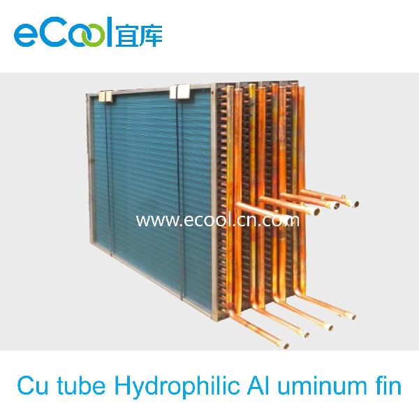 Copper Tube Hydrophilic Al Uminum Fin Evaporator for Refrigeration