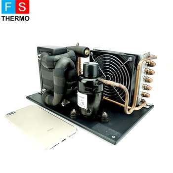 R134a dc 24v mini refrigerator condenser unit for mini cooling system