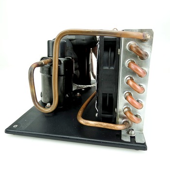 r134a 12v 24v hvac small compact liquid chiller cooling unit for mini wine cooler