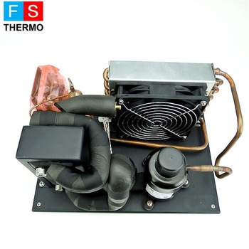 Cutomized dc 12v 24v 48v mini refrigeration small water chiller  module unit for personal cooling system