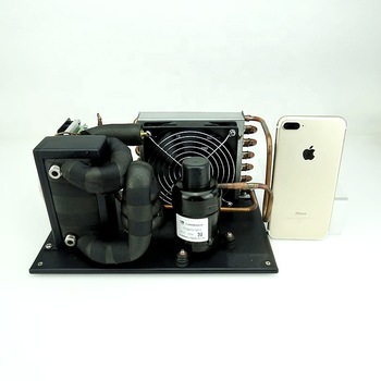 solar battery water cooling device DC 12v 24v mini liquid chiller unit for medical storage box