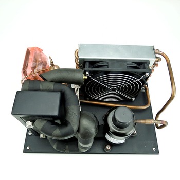 r134a 400w 24v 48v mini refrigeration water chiller cooling system unit for portable cooler