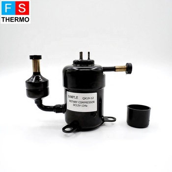 solar battery powered bldc rotary 12 v r134a 1/8HP  mini compressor for electronics cooling system