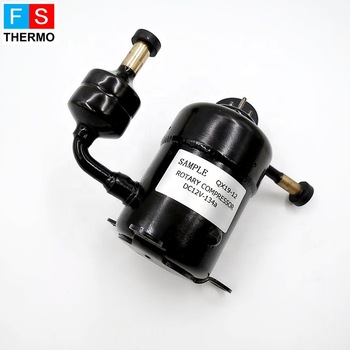 solar battery powered bldc rotary 12 v r134a 1/8HP  mini compressor for electronics cooling system