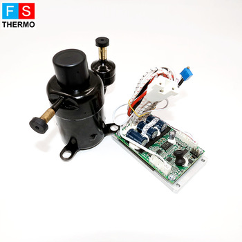 r134a 12v 24v bldc mini rotary compressor for car portable refrigerator
