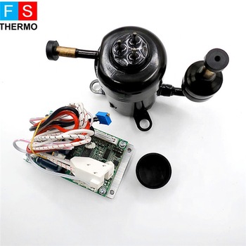 solar dc 48v micro small rotary cooling compressor for tent pet house mini air conditioning