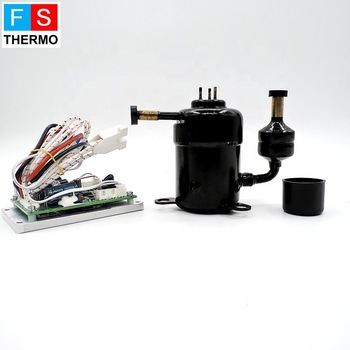 bldc solar 48v r134a mini rotary compressor for mobile refrigerator wine milk ice cream yogurt cooling
